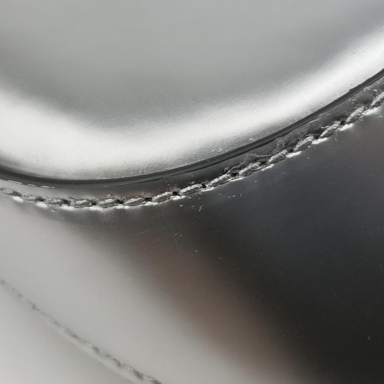 Cleo Flap Silver Leather 7/Dクレオフラップ シルバー レザー 7/D