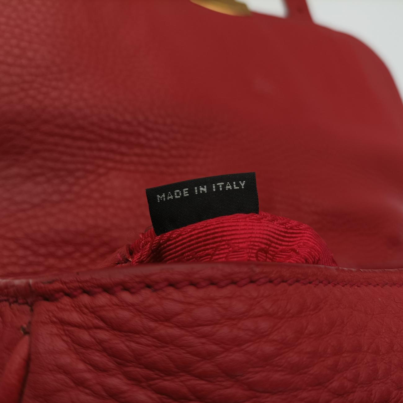 Pionia Vitello Dyno Red Leather BT0951 14/Eピオニア ヴィテッロ ダイノ レッド レザー BT0951 14/E