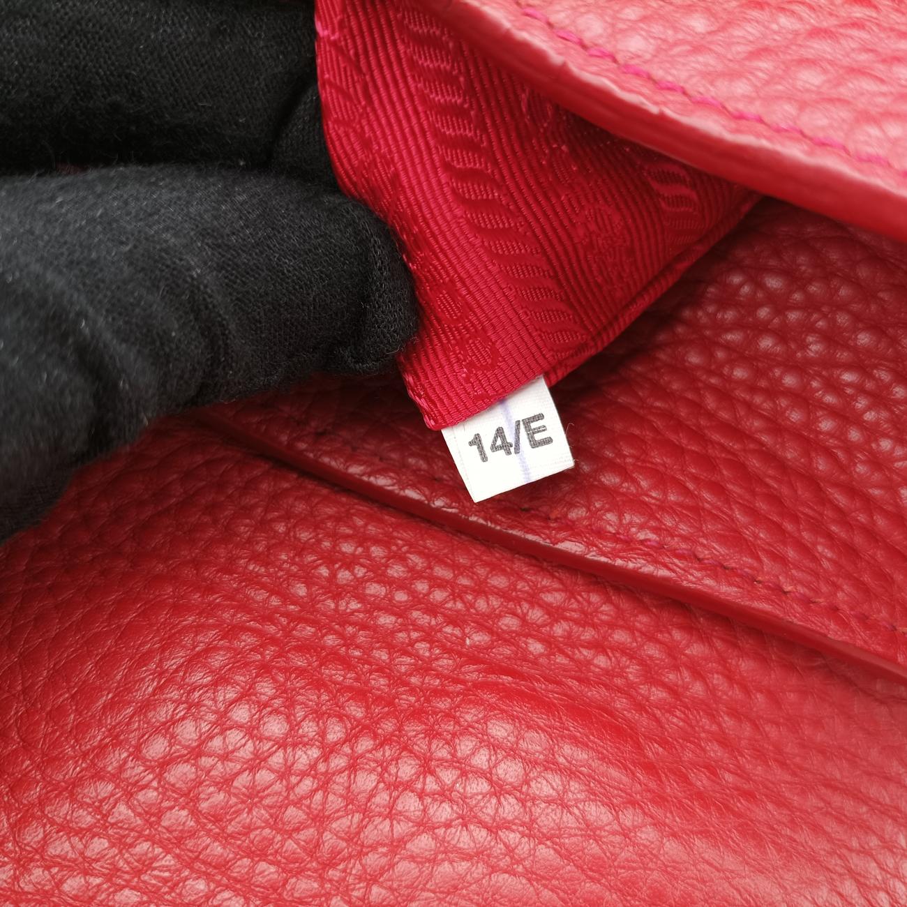 Pionia Vitello Dyno Red Leather BT0951 14/Eピオニア ヴィテッロ ダイノ レッド レザー BT0951 14/E