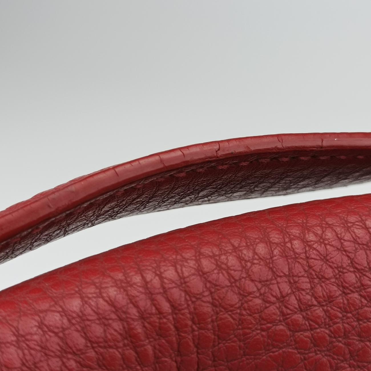 Pionia Vitello Dyno Red Leather BT0951 14/Eピオニア ヴィテッロ ダイノ レッド レザー BT0951 14/E