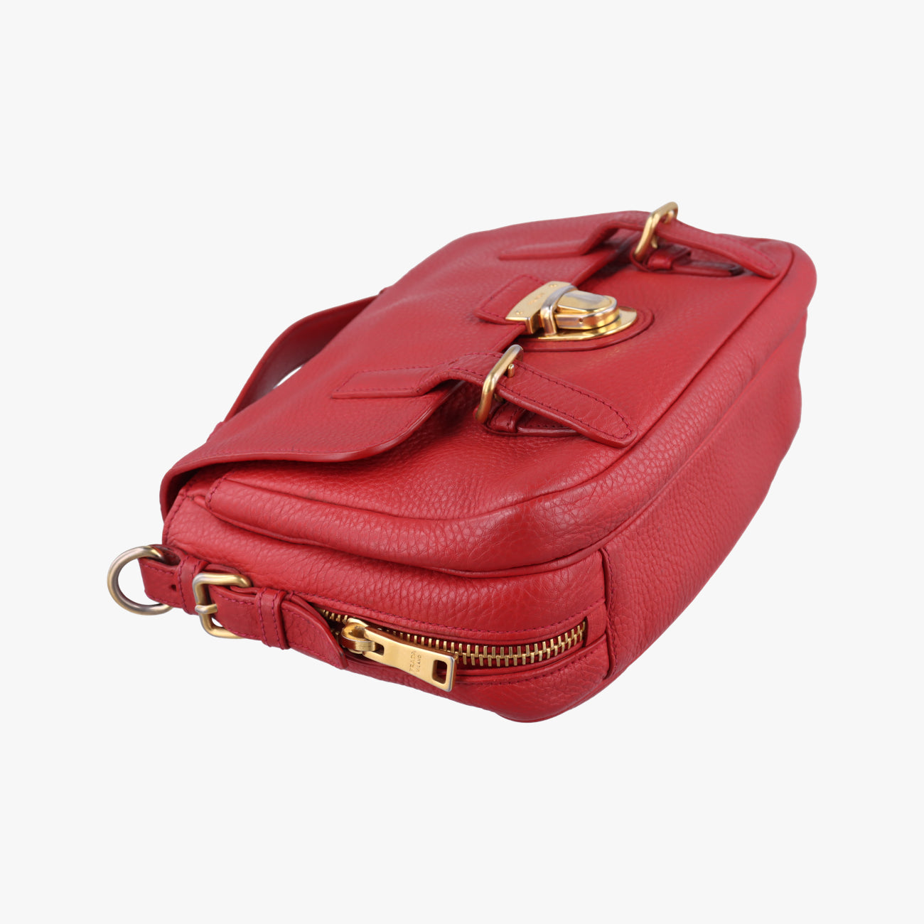 Pionia Vitello Dyno Red Leather BT0951 14/Eピオニア ヴィテッロ ダイノ レッド レザー BT0951 14/E