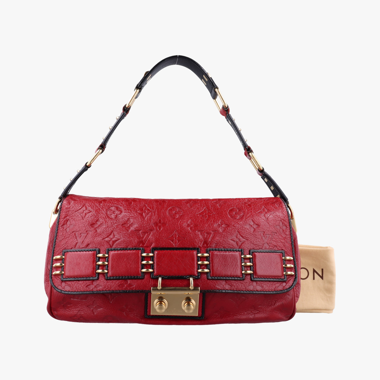 Empreinte Maidia Rubel Red Leather M40283 FO3009プリント マイディア ルーベル レッド レザー M40283 FO3009
