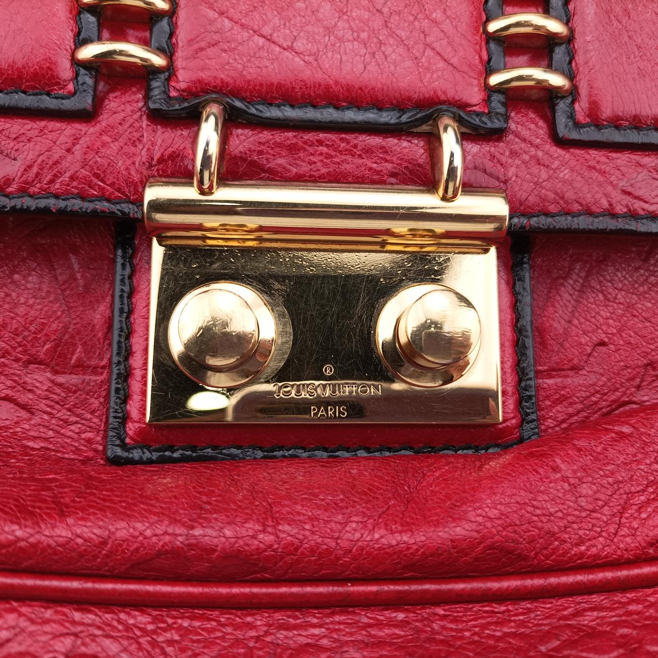 Empreinte Maidia Rubel Red Leather M40283 FO3009プリント マイディア ルーベル レッド レザー M40283 FO3009