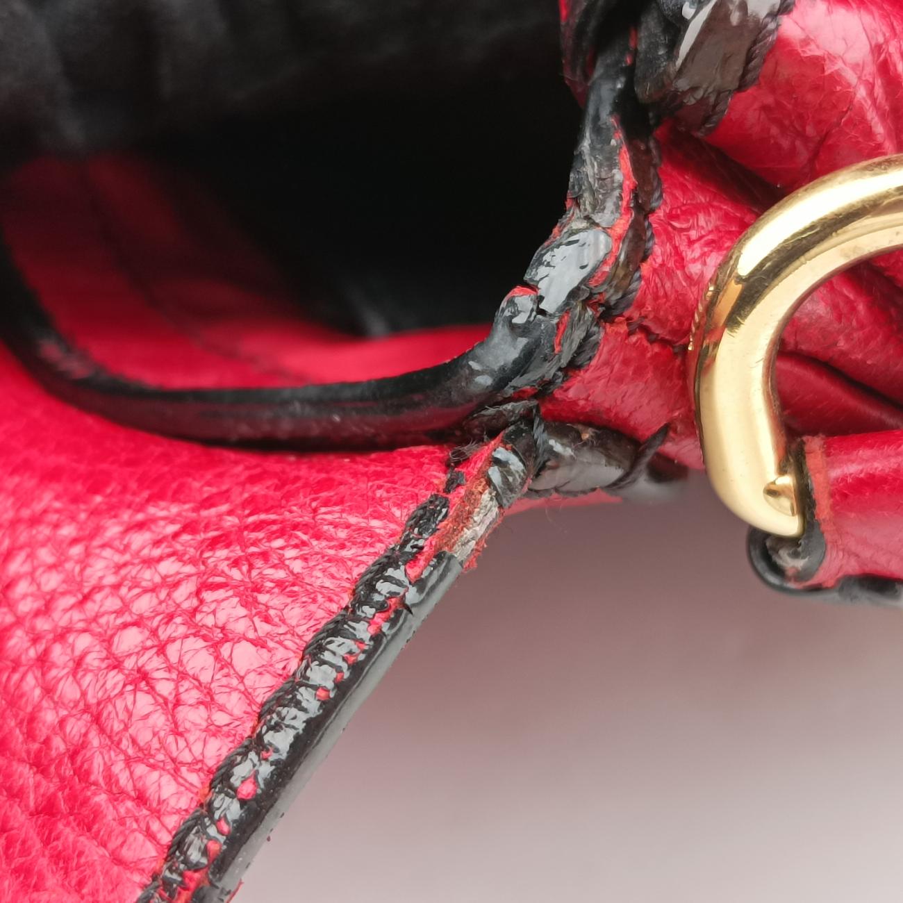 Empreinte Maidia Rubel Red Leather M40283 FO3009プリント マイディア ルーベル レッド レザー M40283 FO3009