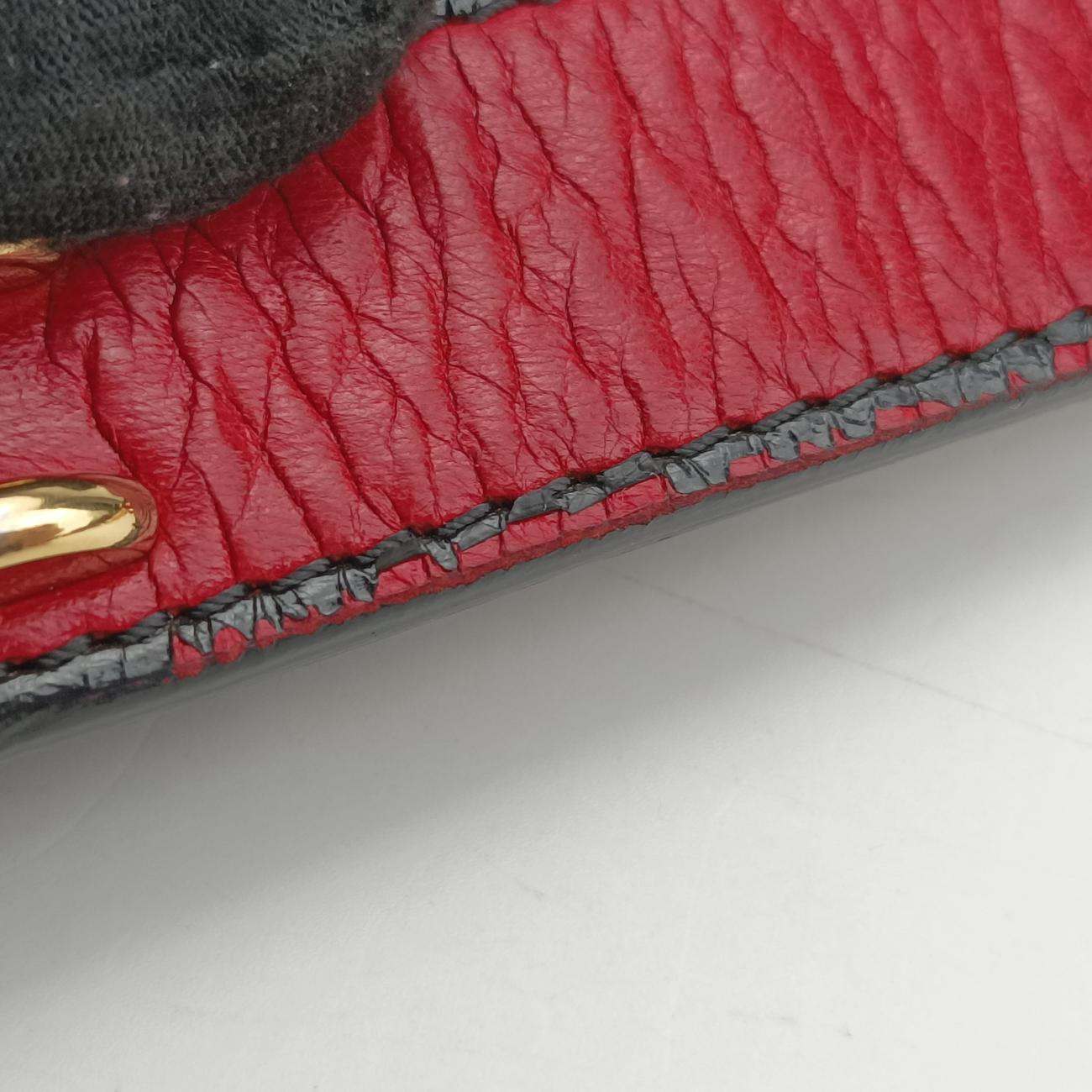 Empreinte Maidia Rubel Red Leather M40283 FO3009プリント マイディア ルーベル レッド レザー M40283 FO3009