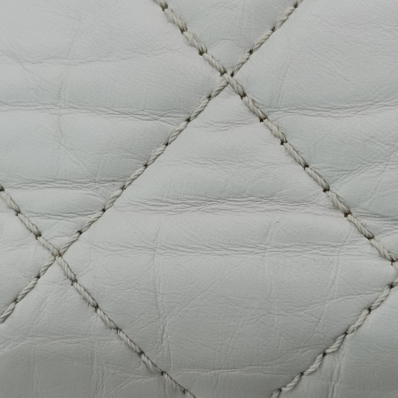 2.55 double flap MatelasseWhitelambskinA37590126237512.55 ダブルフラップマトラッセホワイトラムスキンA3759012623751