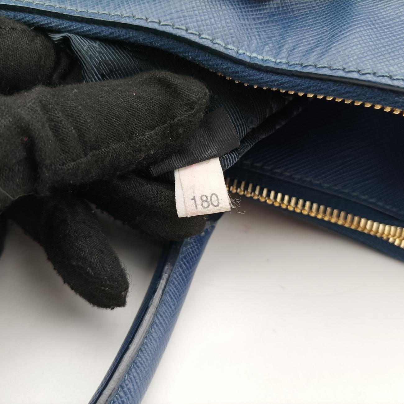 Galleria Blue SAFFIANO Leather BN1786 180 2ガレリア ブルー サフィアーノレザー BN1786 180 2