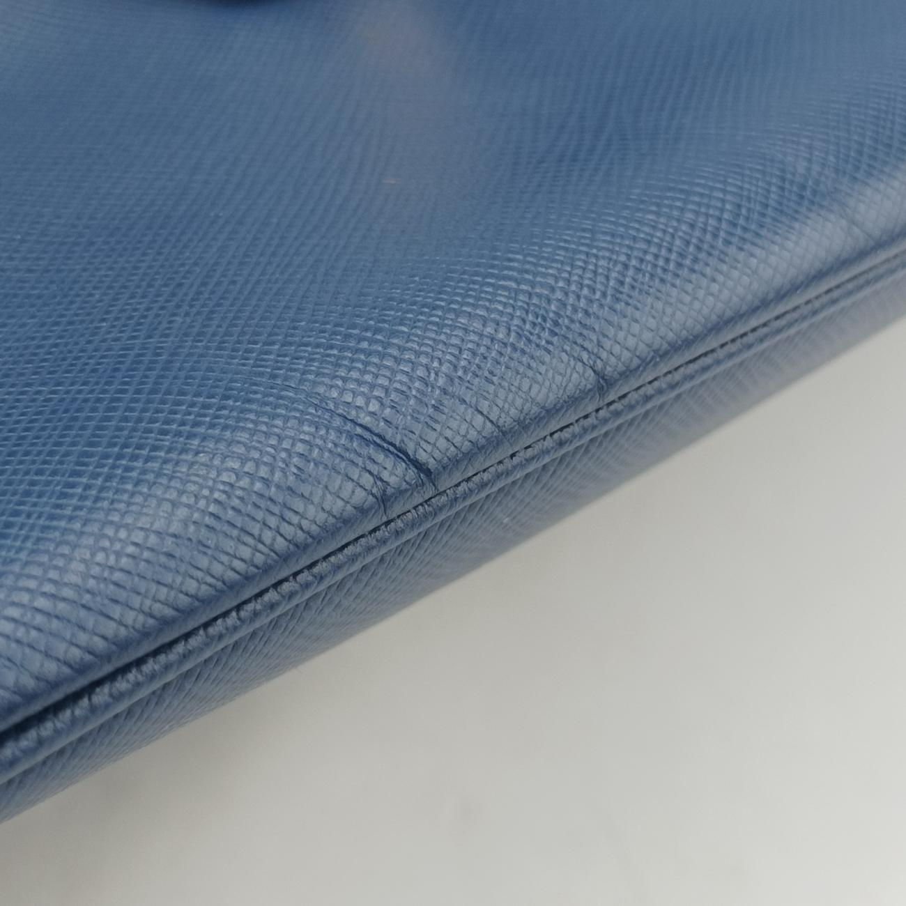 Galleria Blue SAFFIANO Leather BN1786 180 2ガレリア ブルー サフィアーノレザー BN1786 180 2