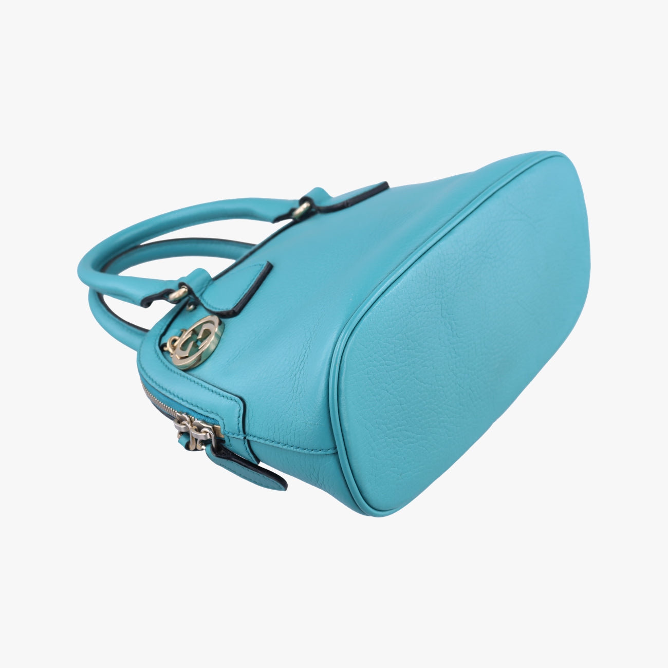 Interlocking G charm Dome Blue Leather 449661 A021395640インターロッキングG チャーム ドーム ブルー レザー 449661 A021395640