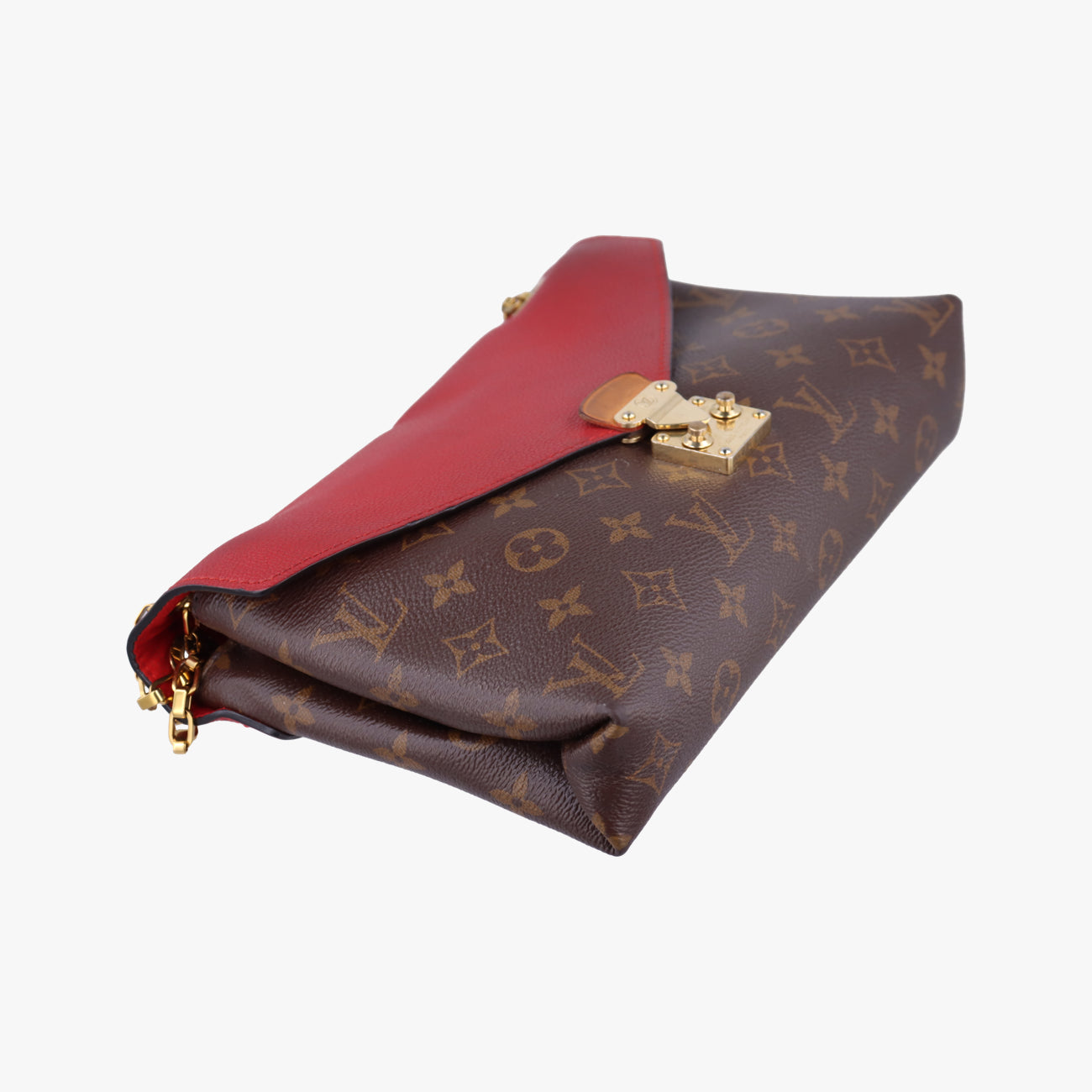PALLAS ChainBrown×CERISEMonogram Canvas×calf leatherM41201CA3196パラス チェーンモノグラム/ブラウン系×スリーズモノグラムキャンバス×カーフレザーM41201CA3196