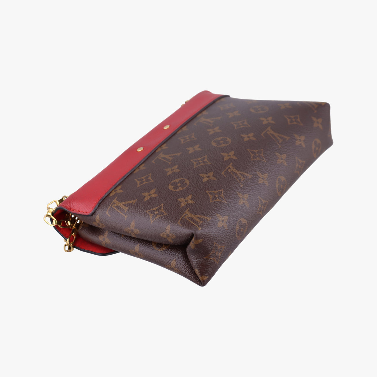 PALLAS ChainBrown×CERISEMonogram Canvas×calf leatherM41201CA3196パラス チェーンモノグラム/ブラウン系×スリーズモノグラムキャンバス×カーフレザーM41201CA3196