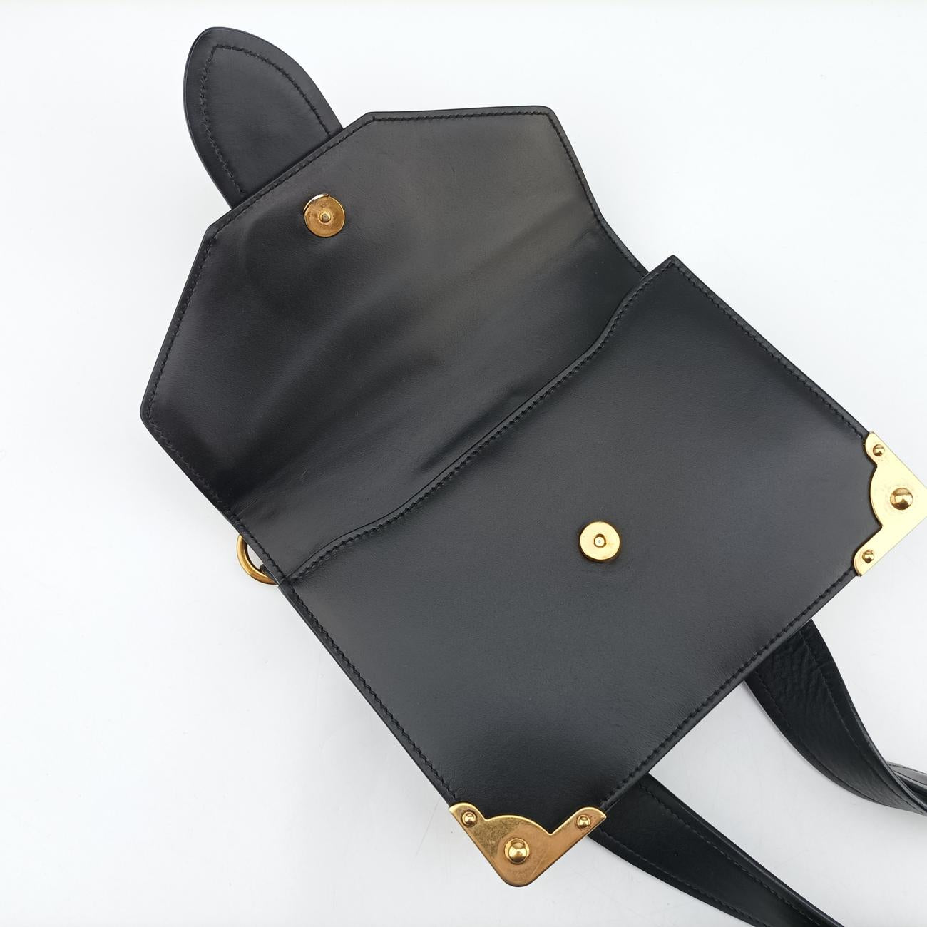 Animalier Cahier Lions Head Black Leather 1BD089 25カイエ ライオンヘッド ブラック レザー 1BD089 25