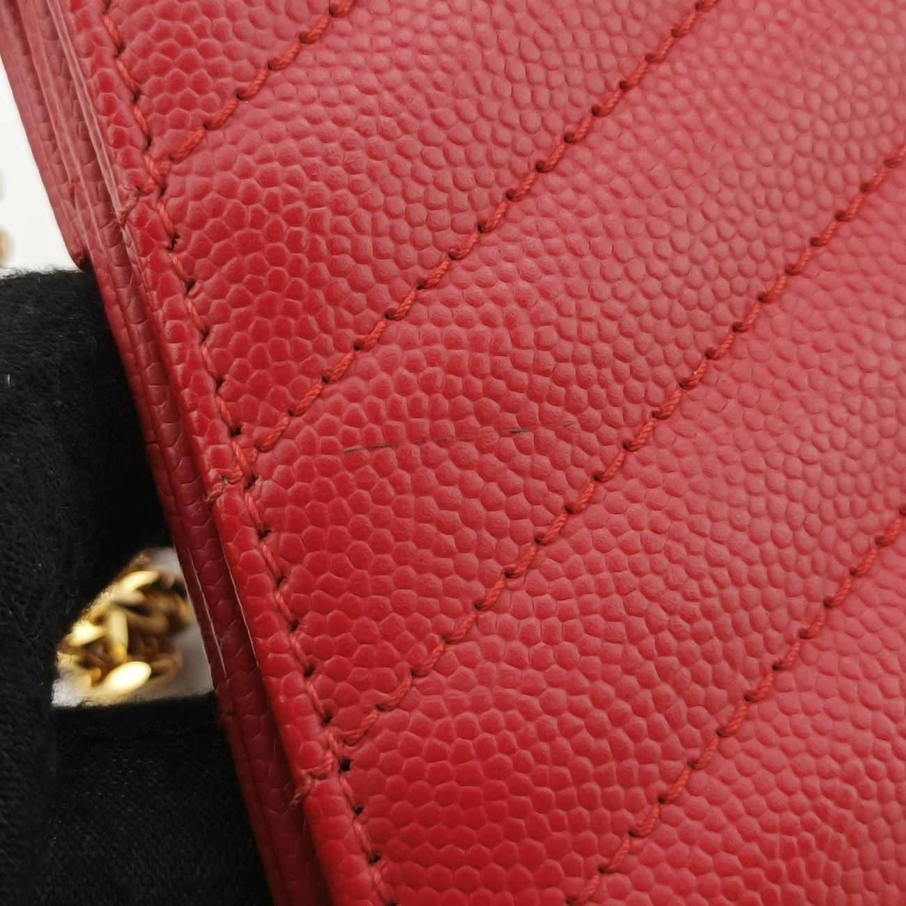 Monogram Red Caviar Skin 393953 GNC393953.0516モノグラム レッド キャビアスキン 393953 GNC393953.0516