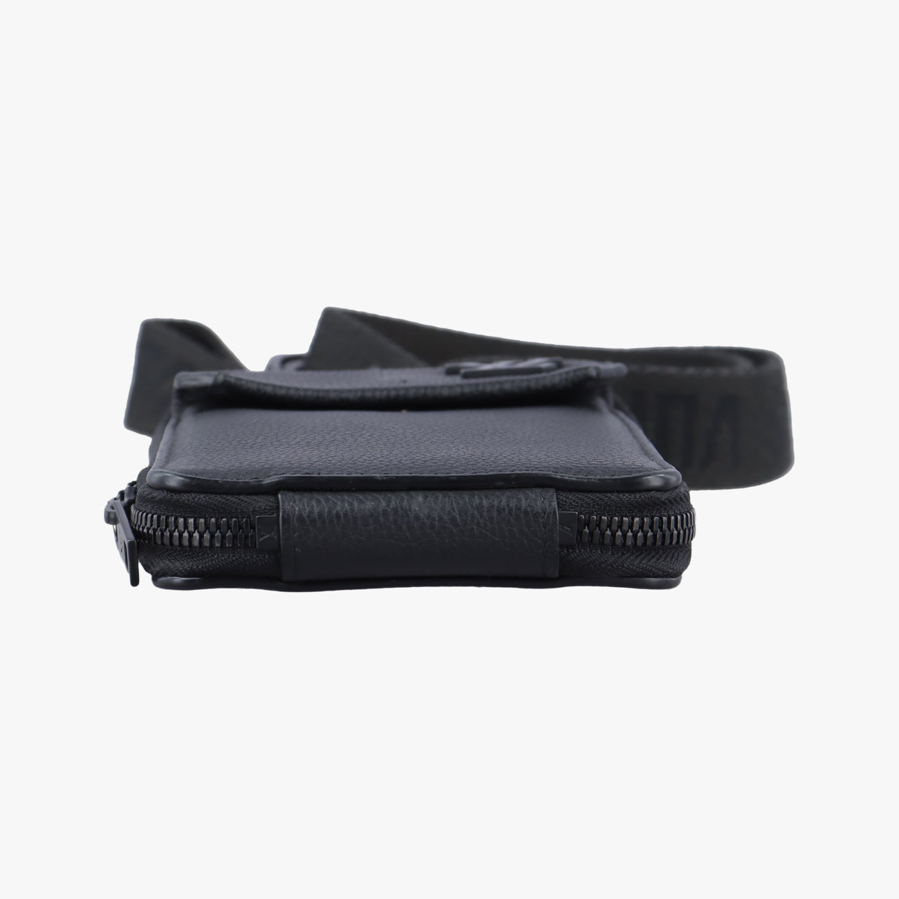 LV Aerogramme Phone PouchBlackGrained LeatherM57089MI4270 ICチップLV アエログラム フォン ポーチブラックグレインレザーM57089MI4270 ICチップ