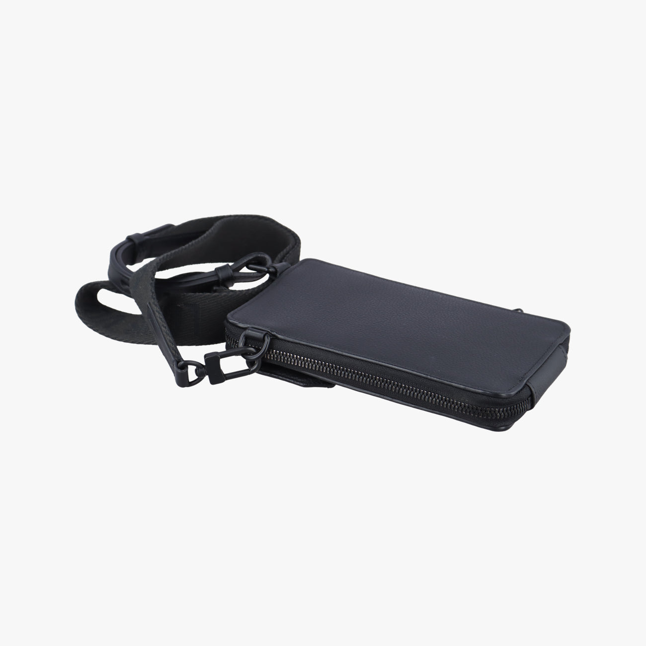 LV Aerogramme Phone PouchBlackGrained LeatherM57089MI4270 ICチップLV アエログラム フォン ポーチブラックグレインレザーM57089MI4270 ICチップ