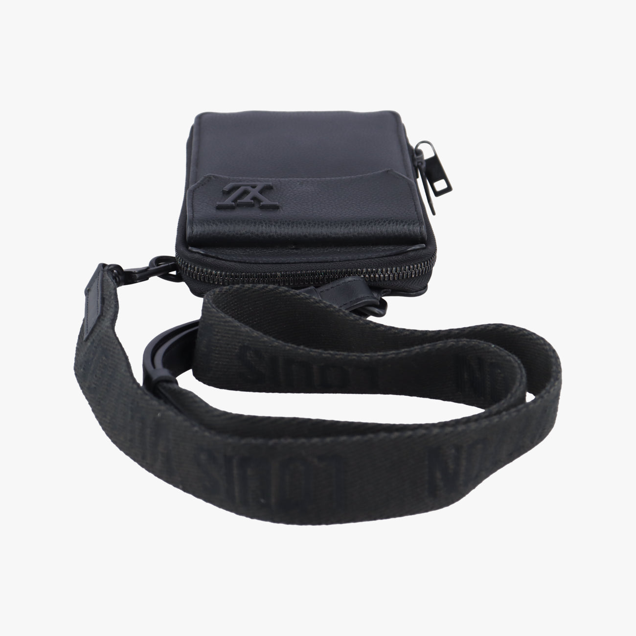 LV Aerogramme Phone PouchBlackGrained LeatherM57089MI4270 ICチップLV アエログラム フォン ポーチブラックグレインレザーM57089MI4270 ICチップ