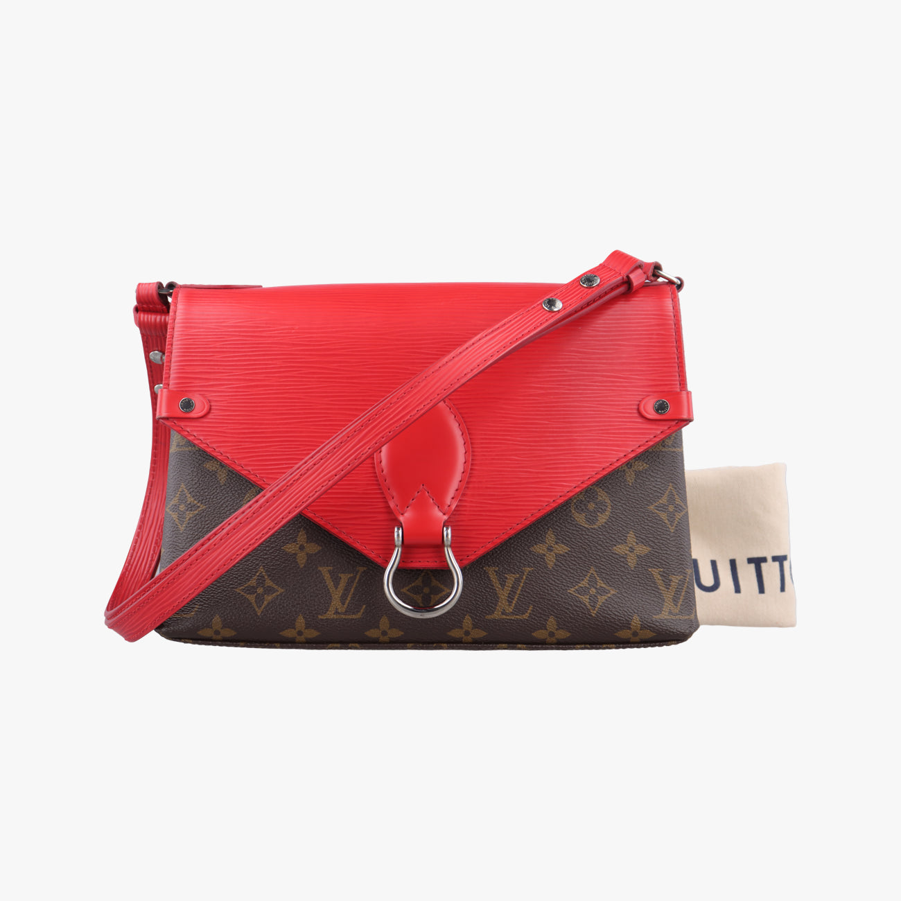 SAINT MICHEL brown×COQUELICOT Monogram Canvas×calf leather M44031 CA3197サンミシェル モノグラム/ブラウン系×コクリコ モノグラムキャンバス×カーフレザー M44031 CA3197