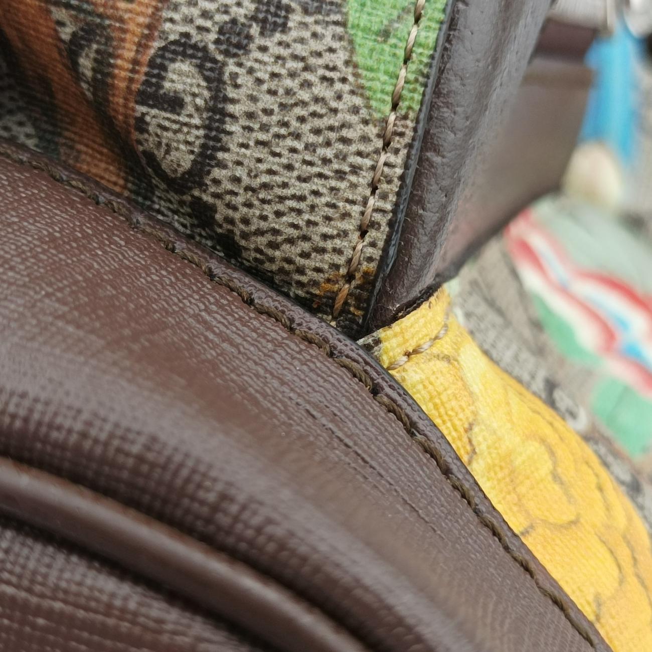 GG Supreme BengalBrown×MulticolourPVC coated canvas428027G019885308GGスプリーム ベンガルブラウン ×マルチカラーPVCコーティングキャンバス428027G019885308