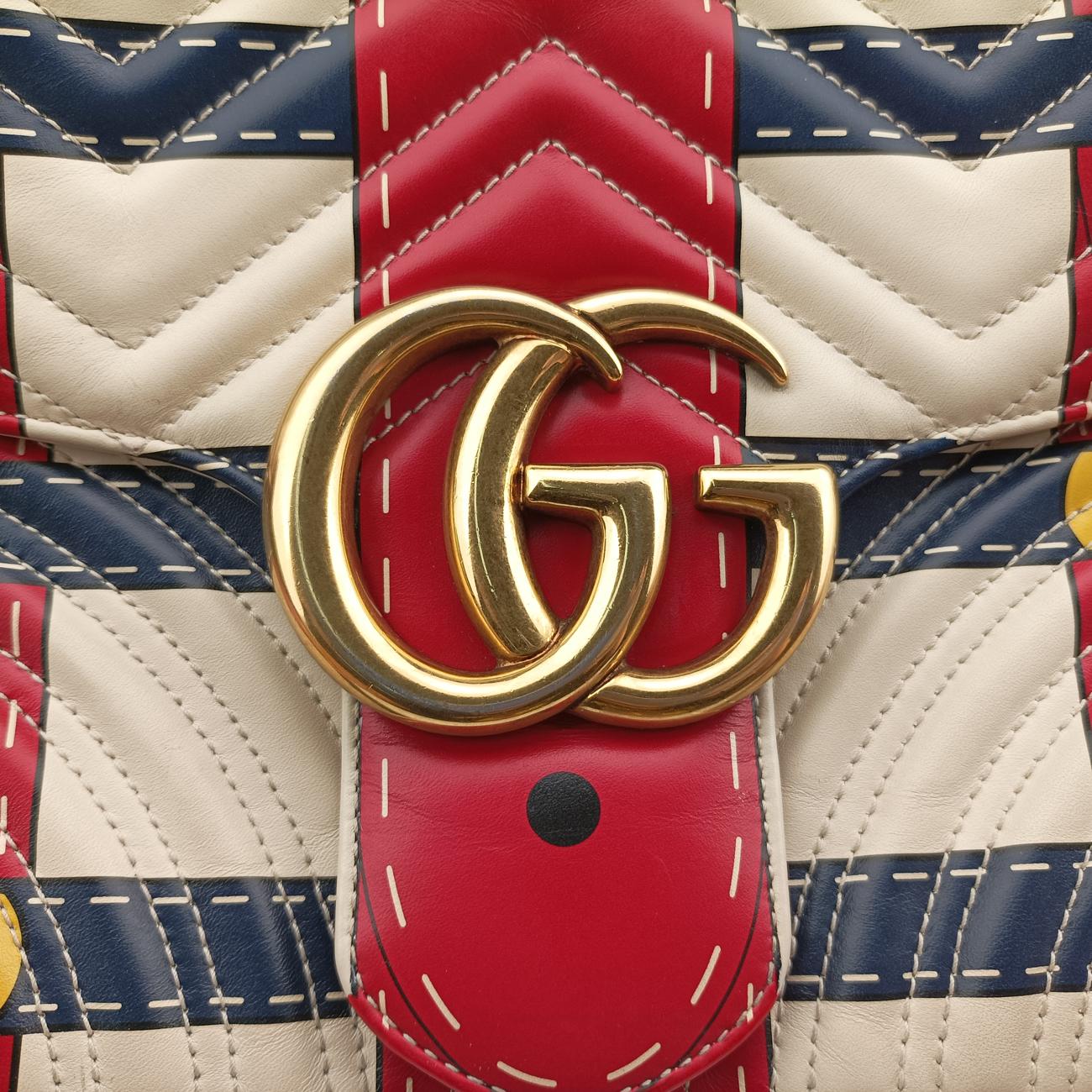 GG Marmont Multicolour Leather 443496 E021486496GGマーモント マルチカラー レザー 443496 E021486496