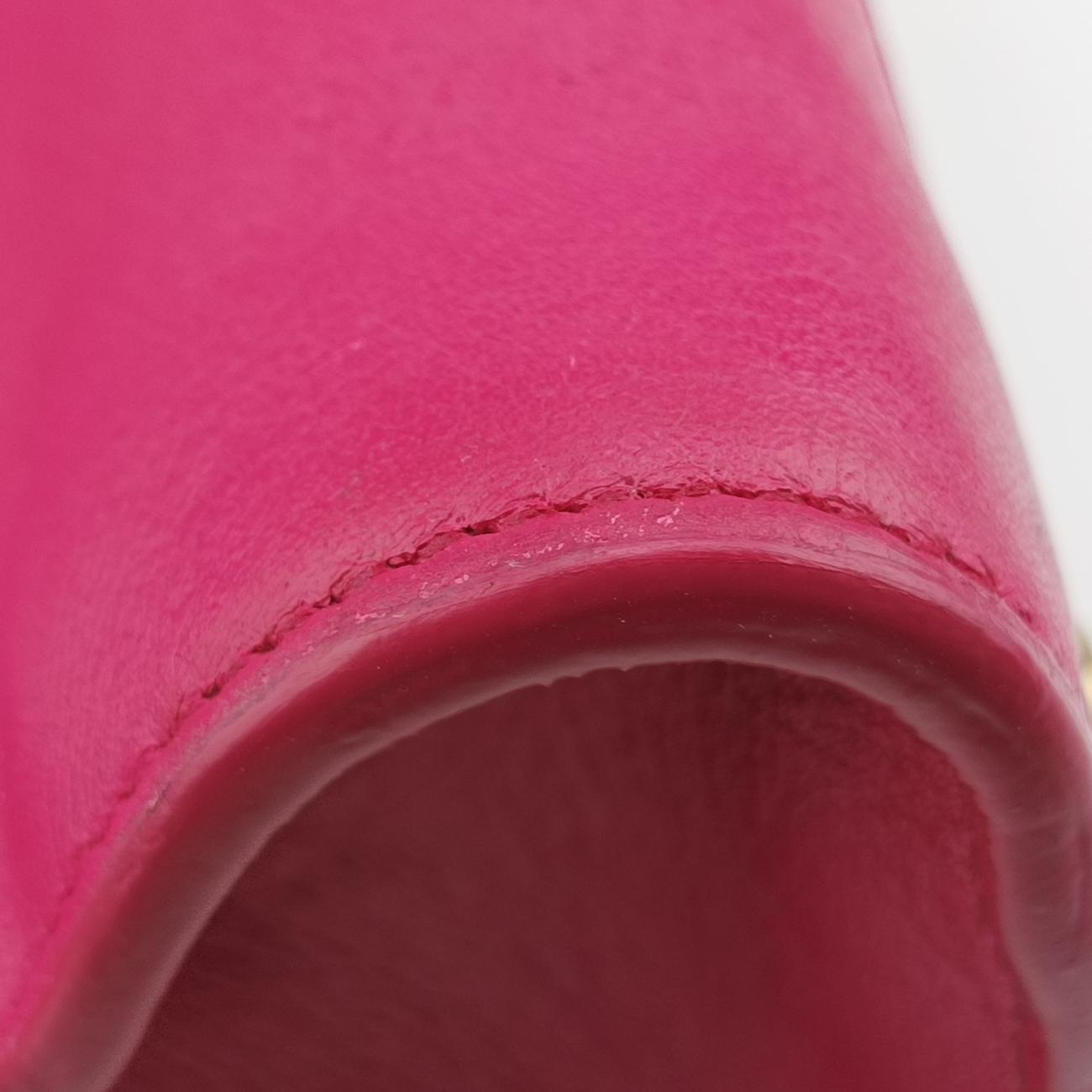 baby cabas Rose leather 372087 GNR372087.0914ベイビーカバス ローズ レッド レザー 372087 GNR372087.0914