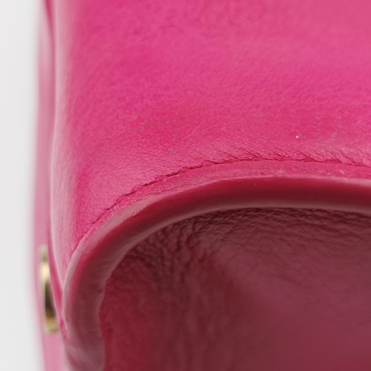 baby cabas Rose leather 372087 GNR372087.0914ベイビーカバス ローズ レッド レザー 372087 GNR372087.0914