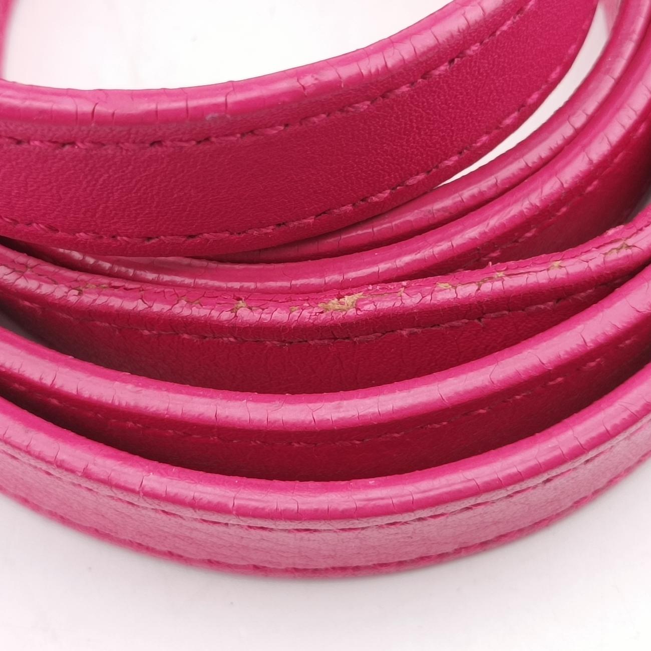 baby cabas Rose leather 372087 GNR372087.0914ベイビーカバス ローズ レッド レザー 372087 GNR372087.0914