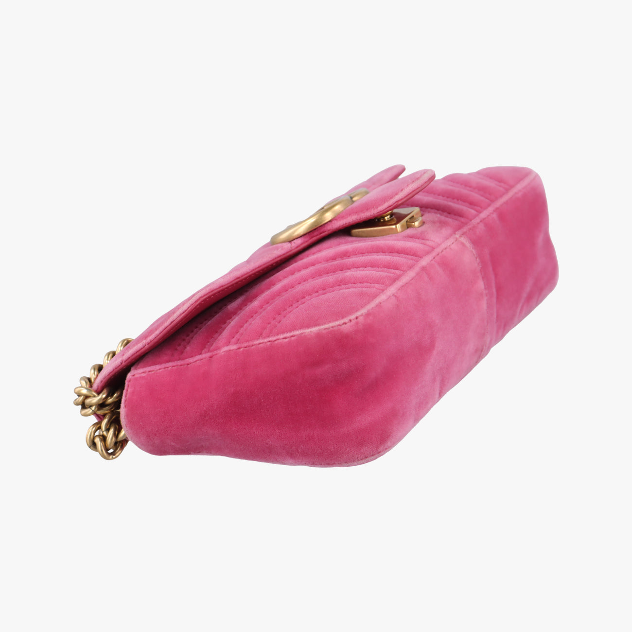 GG Marmont Pink velour 446744 I023290876GGマーモント ピンク ベロア 446744 I023290876