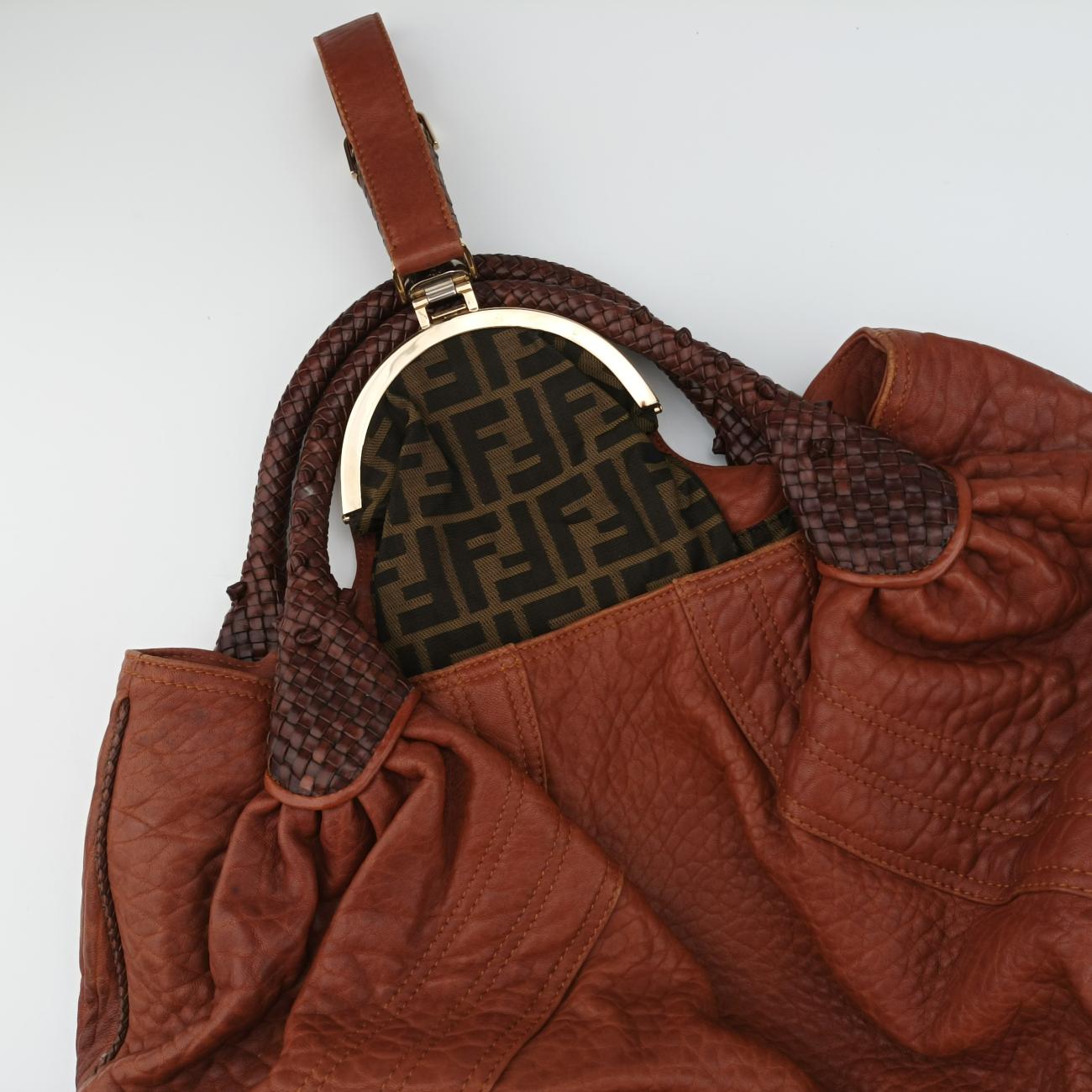Spy Brown Leather 8BR511 2373-8BR511-RQ1-079スパイバッグ ブラウン レザー 8BR511 2373-8BR511-RQ1-079
