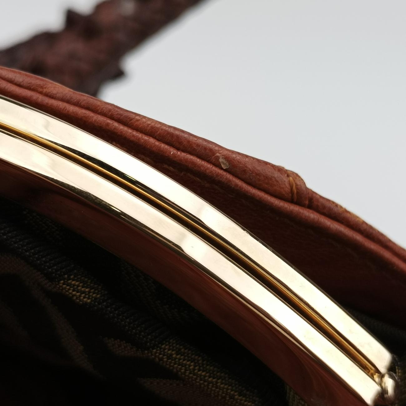 Spy Brown Leather 8BR511 2373-8BR511-RQ1-079スパイバッグ ブラウン レザー 8BR511 2373-8BR511-RQ1-079