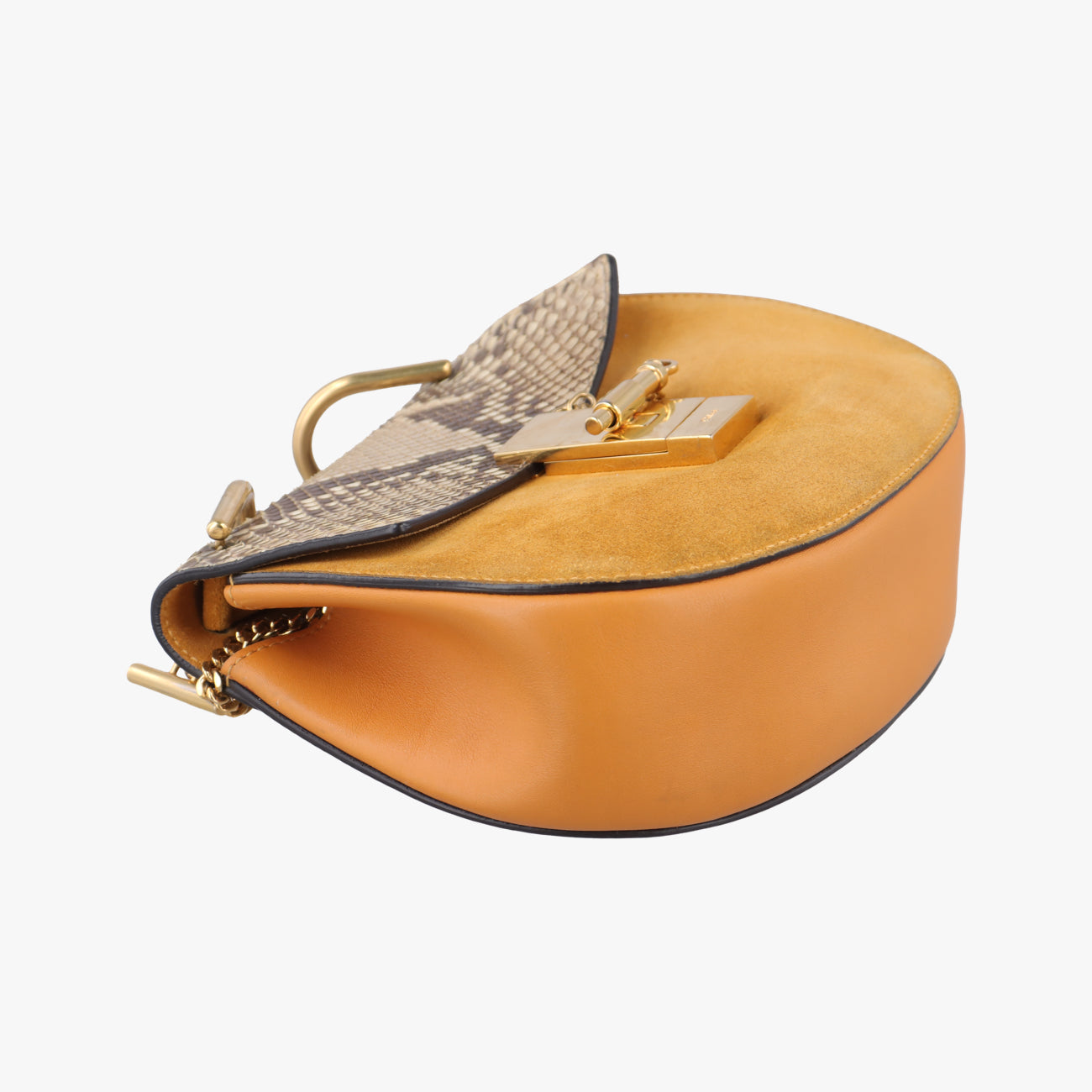 DREW Brown×Multicolour Leather×Suede×snakeskin 02 15 70 65ドリュー ブラウン×マルチカラー レザー×スエード×ヘビ革 02 15 70 65