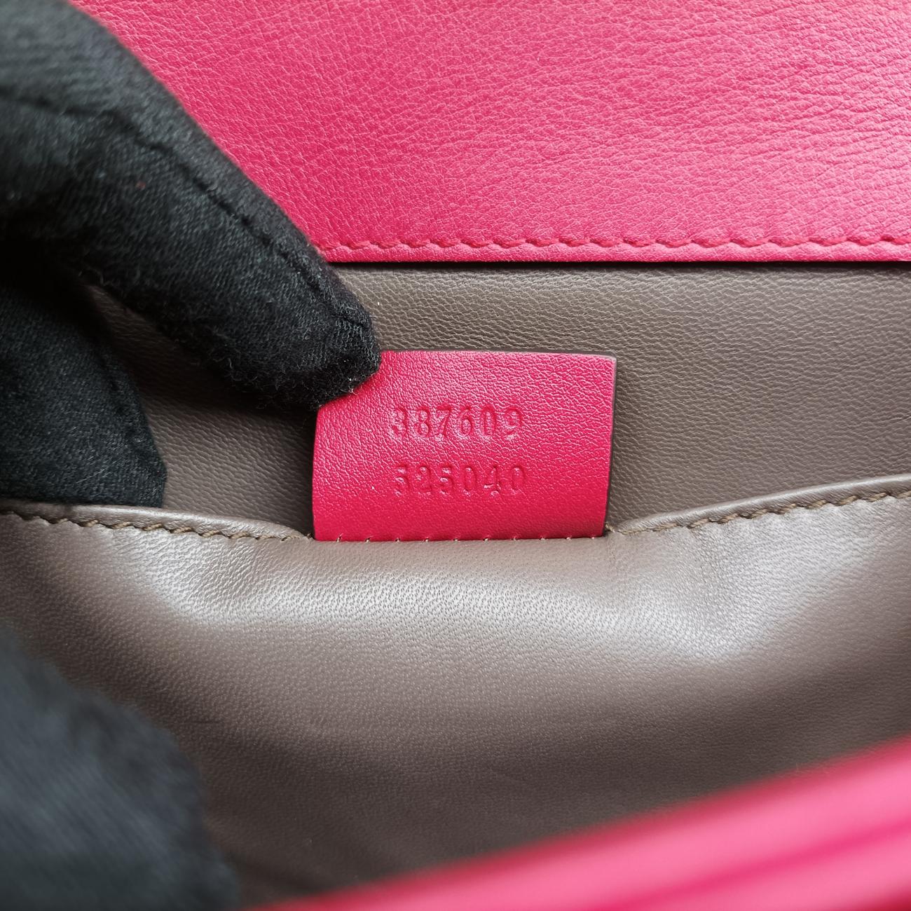 Interlocking G Pink Patent I018692915インターロッキングG ピンク パテント 387609 I018692915