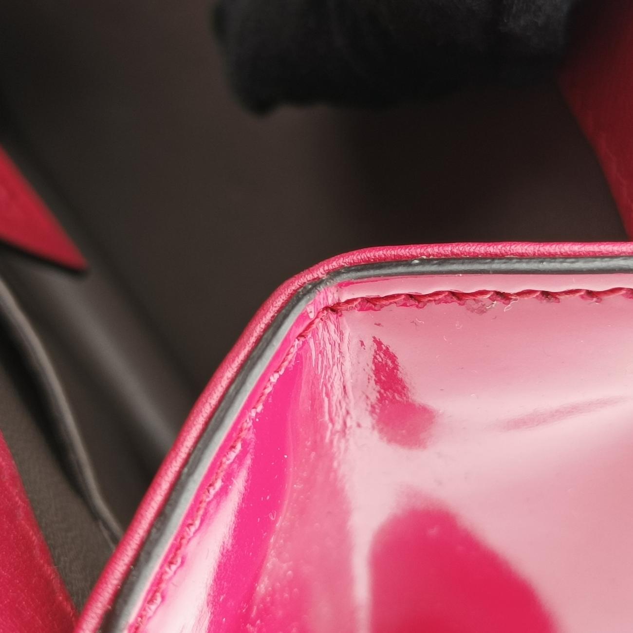 Interlocking G Pink Patent I018692915インターロッキングG ピンク パテント 387609 I018692915