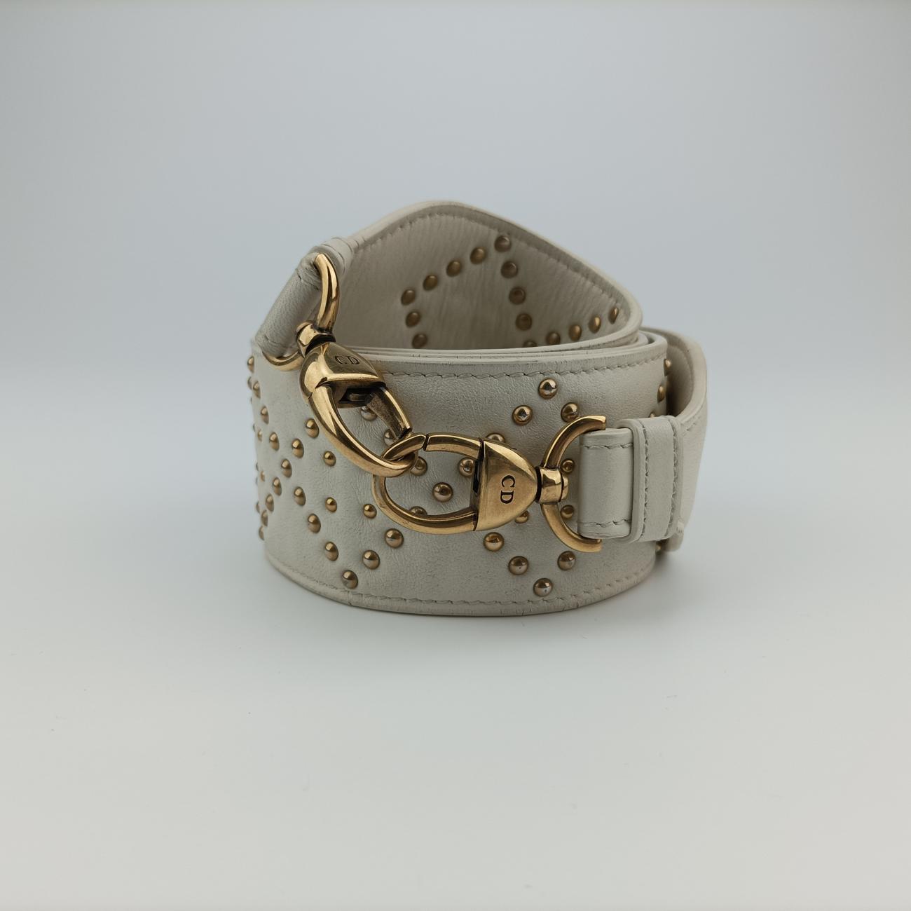 Lady Dior White Leather 16-BO-0117レディディオール ホワイト レザー 16-BO-0117