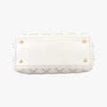 Lady Dior White Leather 16-BO-0117レディディオール ホワイト レザー 16-BO-0117