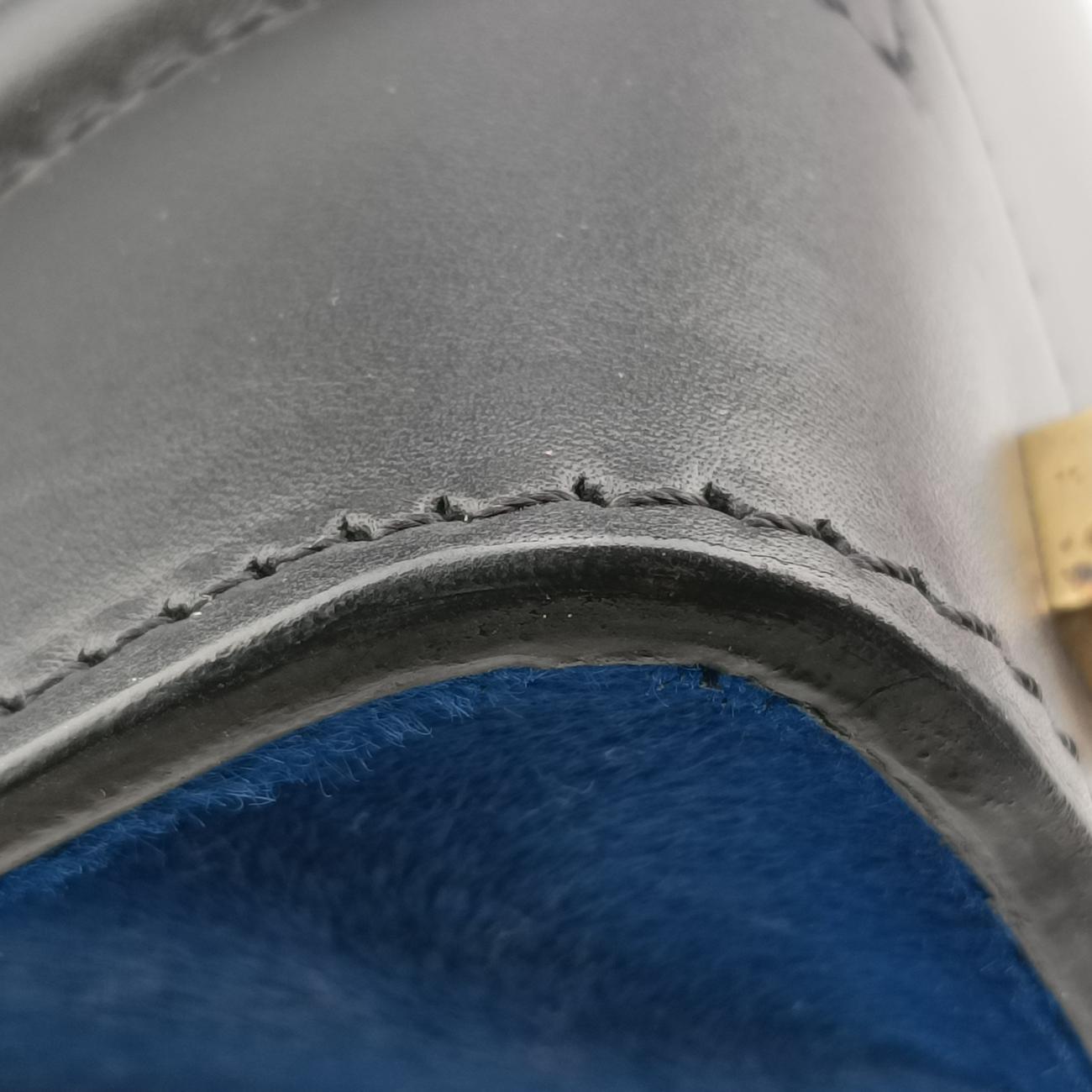 Luggage Mini ShopperBlack x Yellow x BlueLeather × HorsehairF-GA-0163ラゲージミニショッパーブラック×イエロー×ブルーレザー × ホースヘアF-GA-0163