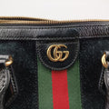 Ophidia GG Small Black x Green x Red Suede F024647109オフィディア GG スモール ブラック×グリーン×レッド スエード 524532 F024647109