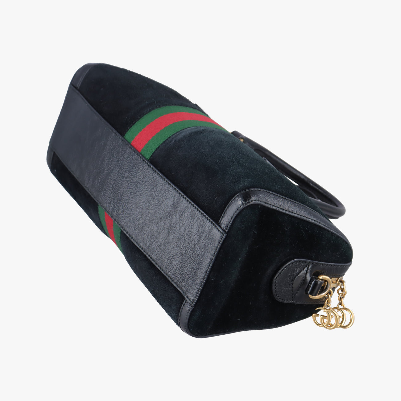 Ophidia GG Small Black x Green x Red Suede F024647109オフィディア GG スモール ブラック×グリーン×レッド スエード 524532 F024647109