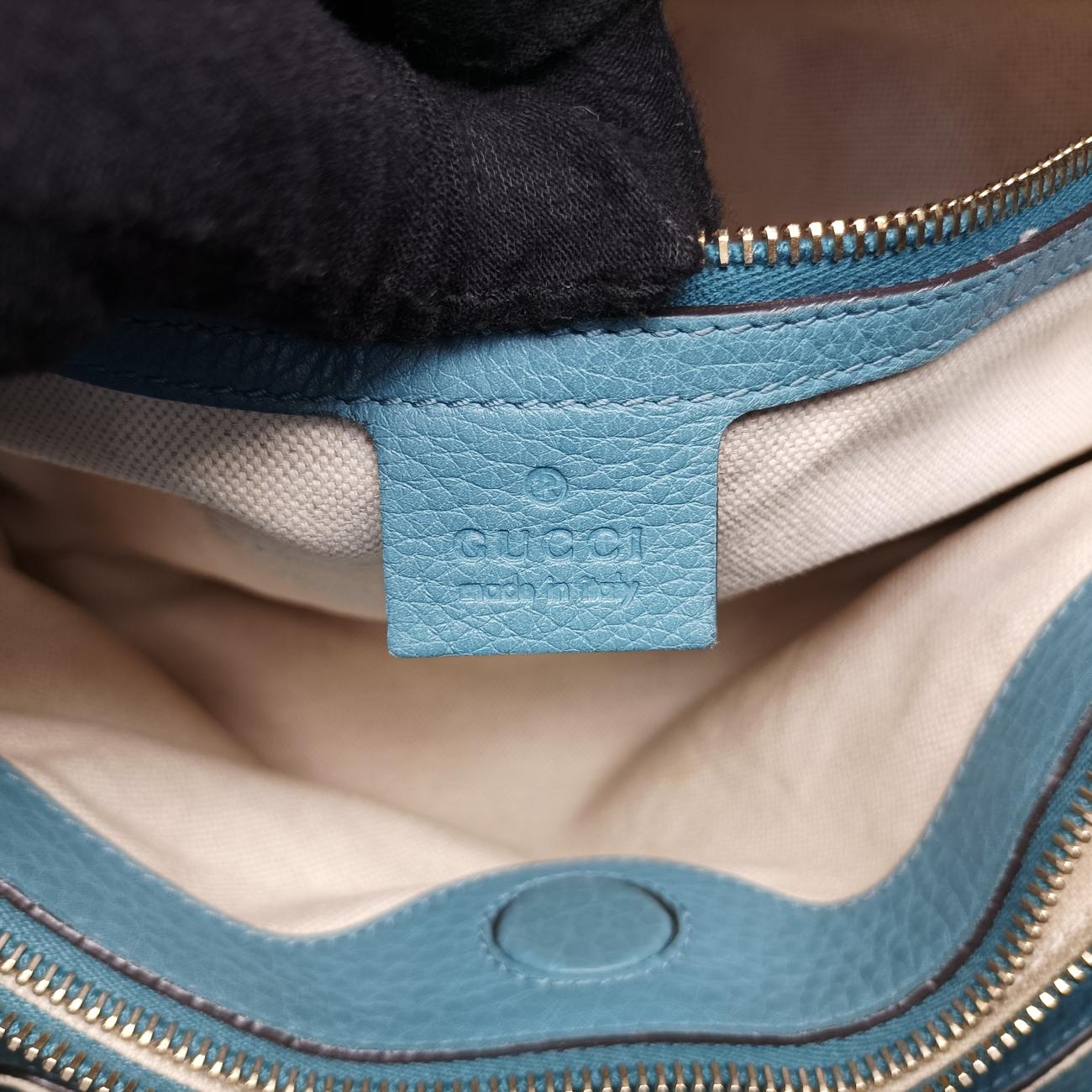 bamboo shopper Blue Leather 323660 G015043925バンブーショッパー ブルー レザー 323660 G015043925