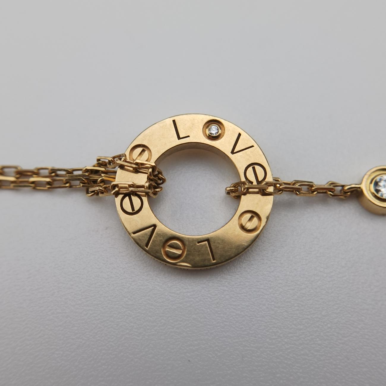 Love Circle DIAMONDS Golden AU750 B6038300 DYF404ラブサークル ダイヤモンド ゴールド AU750 B6038300 DYF404