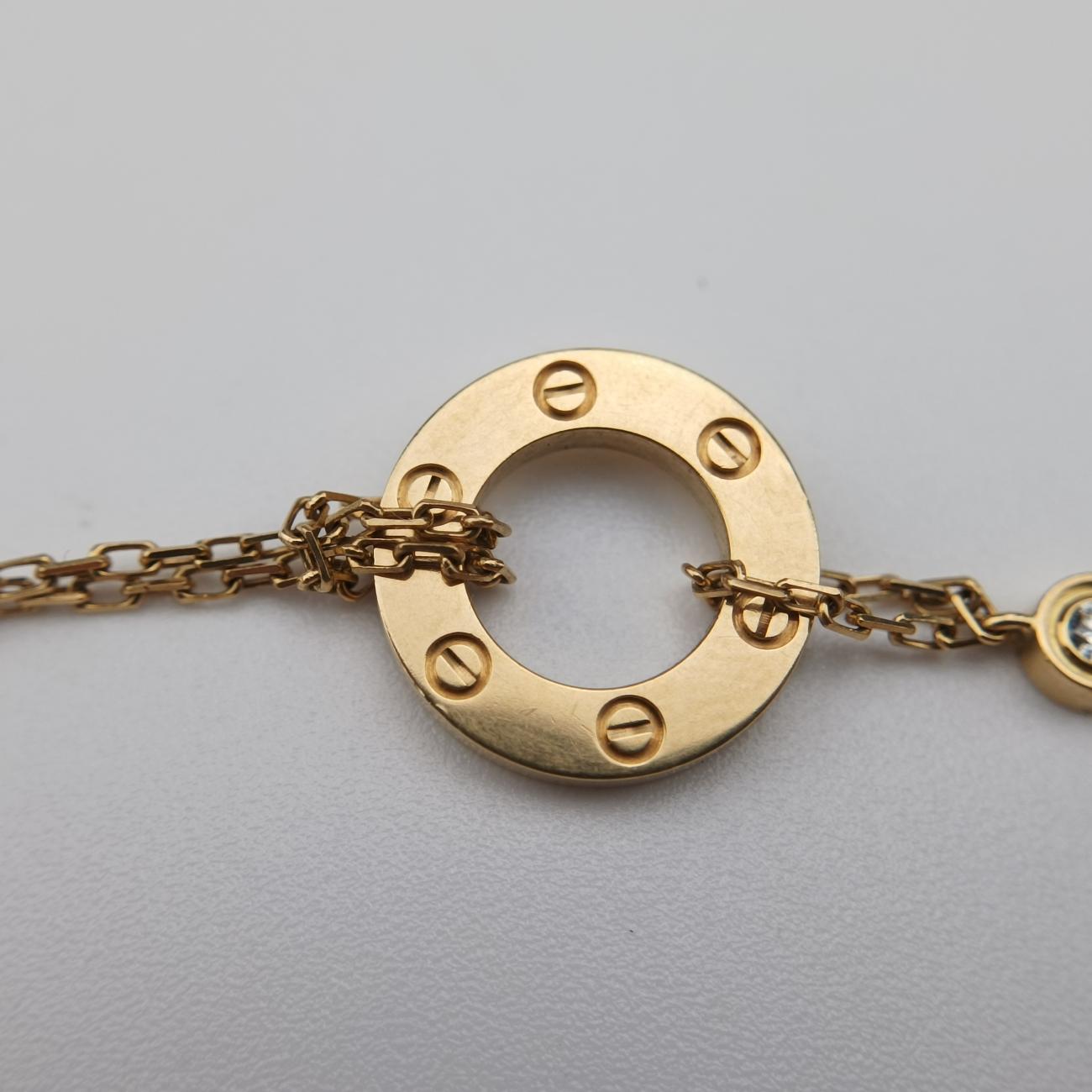 Love Circle DIAMONDS Golden AU750 B6038300 DYF404ラブサークル ダイヤモンド ゴールド AU750 B6038300 DYF404