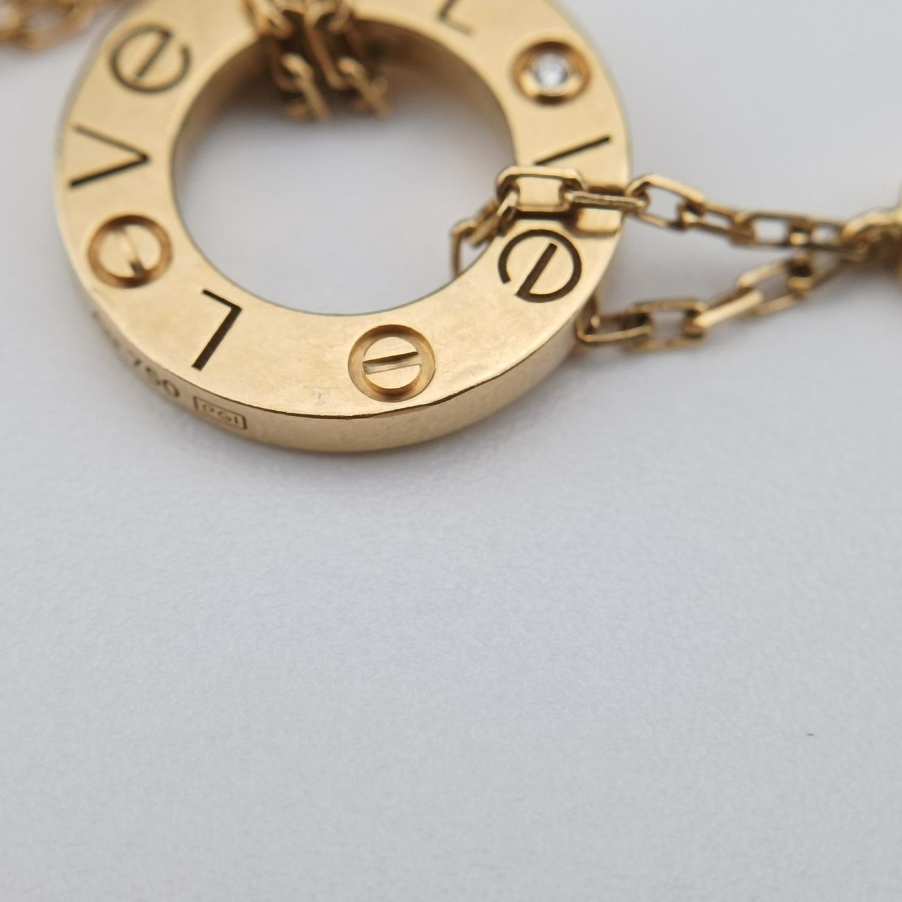 Love Circle DIAMONDS Golden AU750 B6038300 DYF404ラブサークル ダイヤモンド ゴールド AU750 B6038300 DYF404