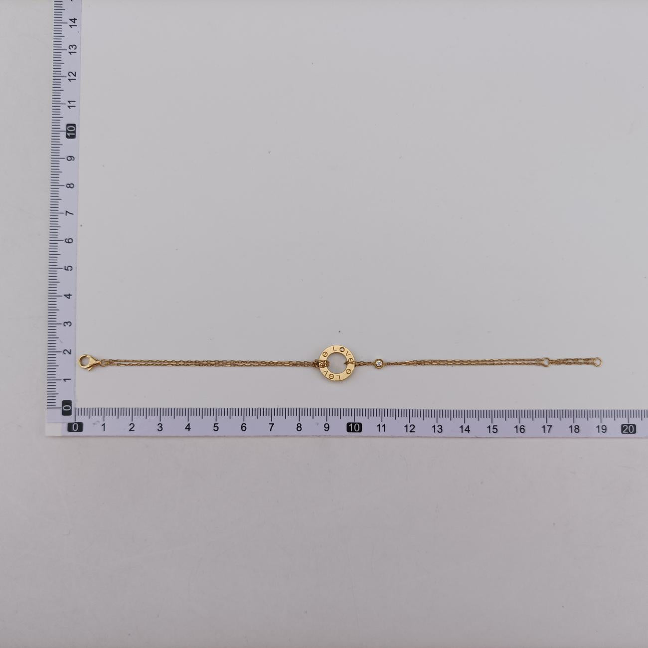Love Circle DIAMONDS Golden AU750 B6038300 DYF404ラブサークル ダイヤモンド ゴールド AU750 B6038300 DYF404