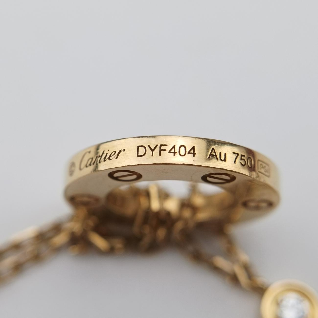 Love Circle DIAMONDS Golden AU750 B6038300 DYF404ラブサークル ダイヤモンド ゴールド AU750 B6038300 DYF404