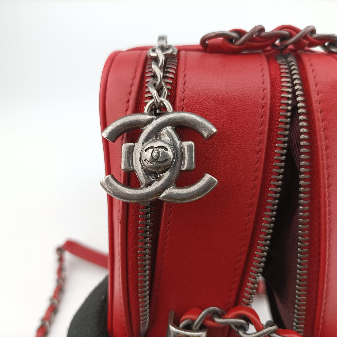 Coco Boy Camera Case Red Lambskin 20613382ココボーイ カメラケース レッド ラムスキン A92656 20613382