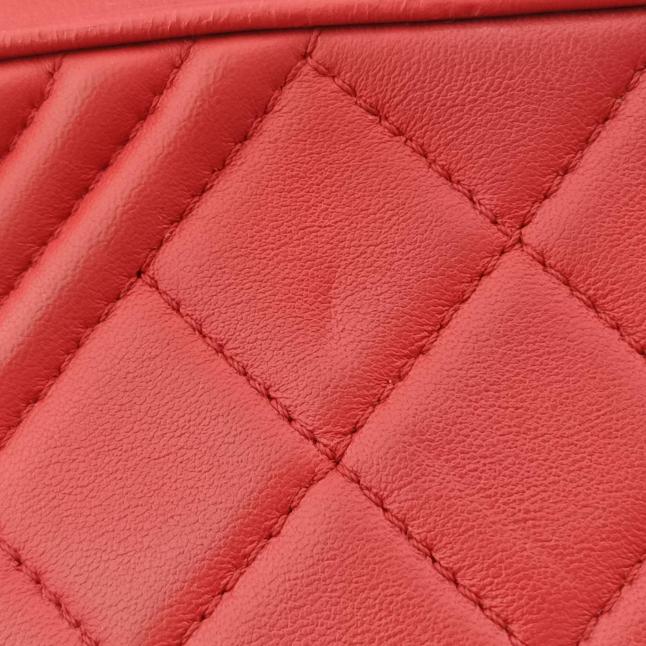 Coco Boy Camera Case Red Lambskin 20613382ココボーイ カメラケース レッド ラムスキン A92656 20613382