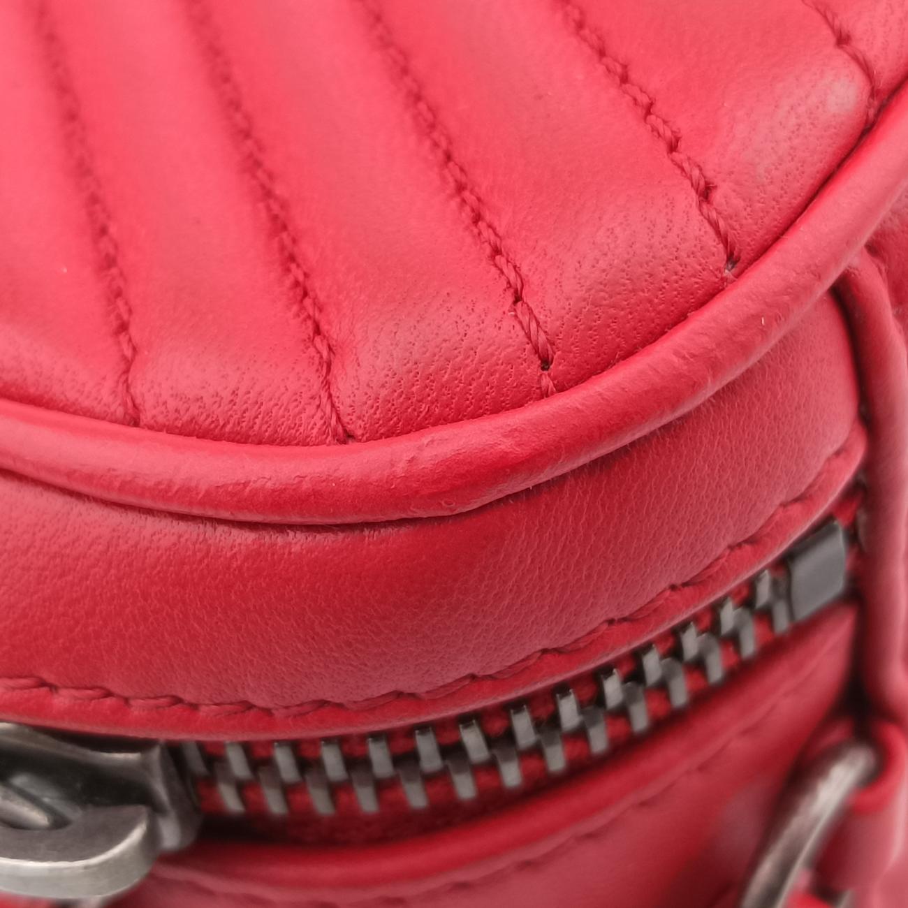 Coco Boy Camera Case Red Lambskin 20613382ココボーイ カメラケース レッド ラムスキン A92656 20613382