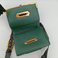 Cahier Green×Black Leather 1BD045 25 Bカイエ グリーン×ブラック レザー 1BD045 25 B