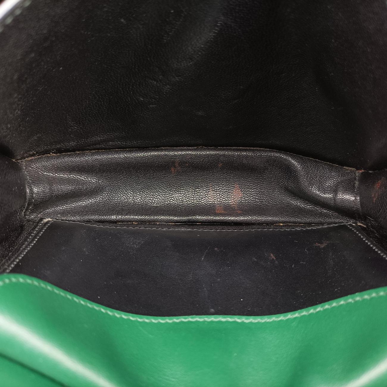 Cahier Green×Black Leather 1BD045 25 Bカイエ グリーン×ブラック レザー 1BD045 25 B