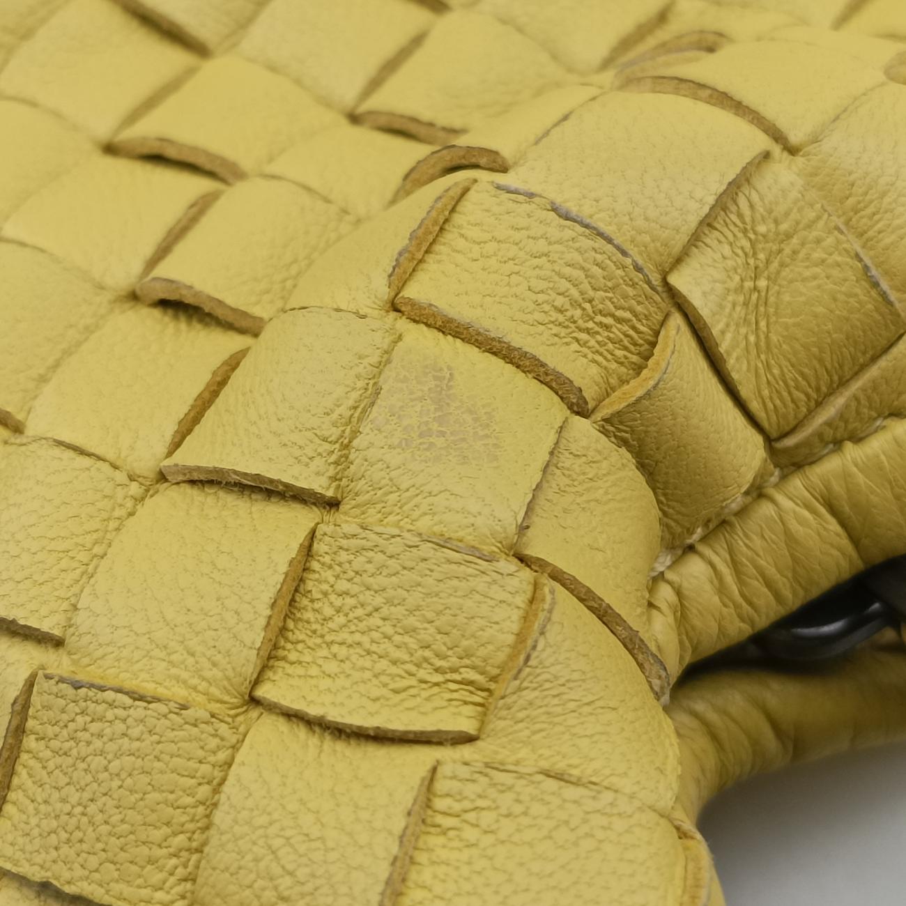 Intrecciato Yellow lambskin B01451144Fイントレチャート イエロー ラムスキン B01451144F