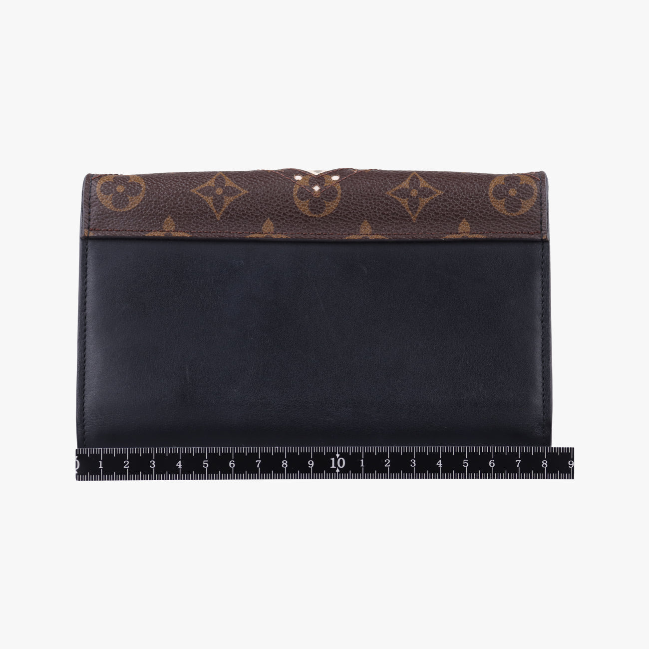 Portefeuille Twist Chain Wallet Black x Brown x White PVC x Leather M62872 SP2187ポルトフォイユ ツイストチェーン チェーンウォレット ブラック×ブラウン×ホワイト PVC×レザー M62872 SP2187